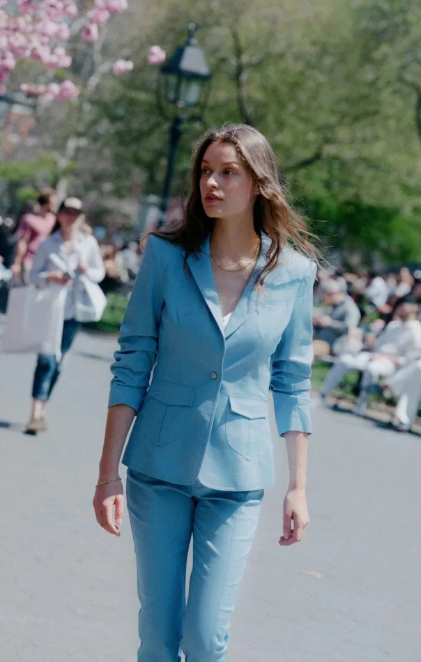 Cinq Sept Louisa Jacket Blissfulblue Women Blazers