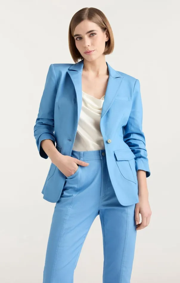 Cinq Sept Louisa Jacket Blissfulblue Women Blazers