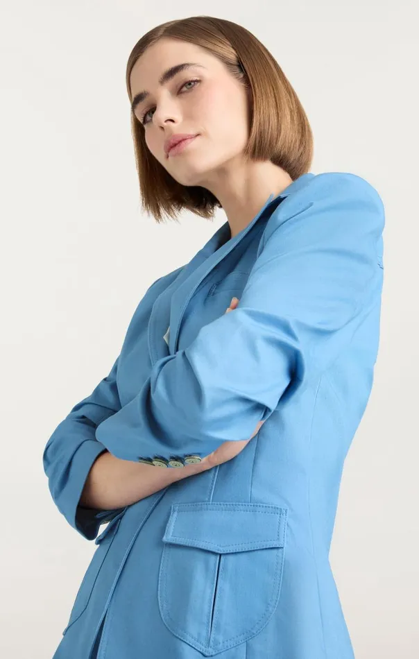 Cinq Sept Louisa Jacket Blissfulblue Women Blazers