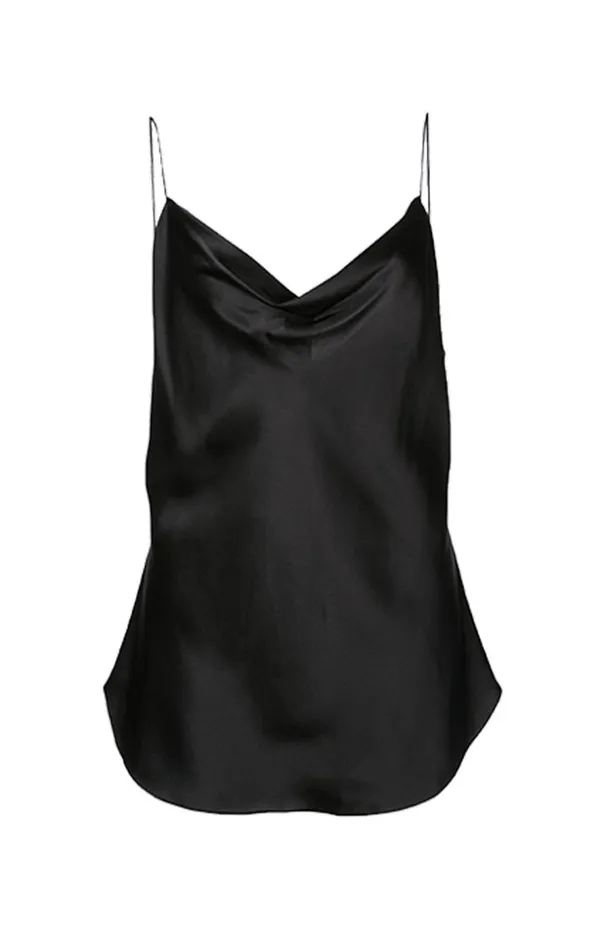 Cinq Sept Marta Cami Black Women Tank Tops and Camisoles