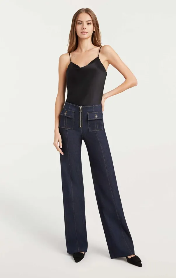 Cinq Sept Marta Cami Black Women Tank Tops and Camisoles