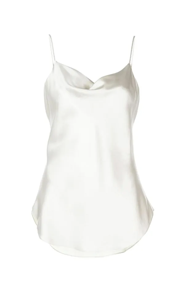 Cinq Sept Marta Cami Ivory Women Tank Tops and Camisoles