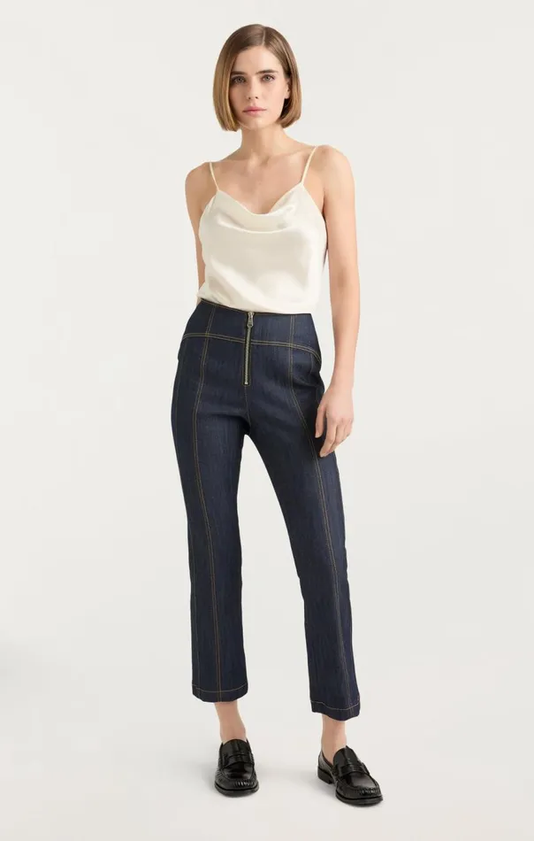 Cinq Sept Marta Cami Ivory Women Tank Tops and Camisoles