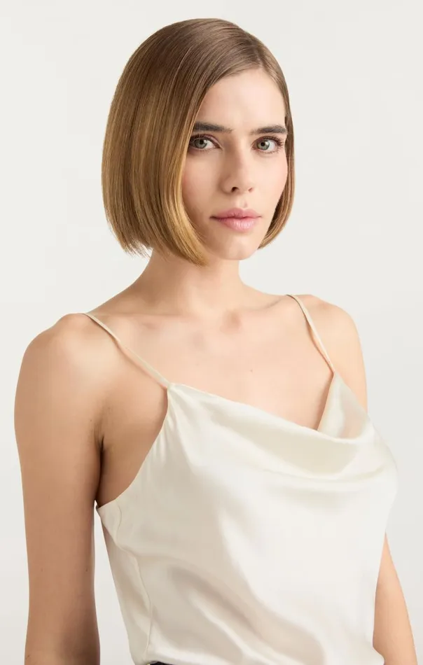 Cinq Sept Marta Cami Ivory Women Tank Tops and Camisoles