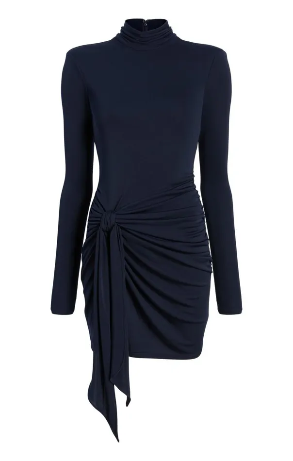 Cinq Sept Mini Johnson Dress Navy Women Mini