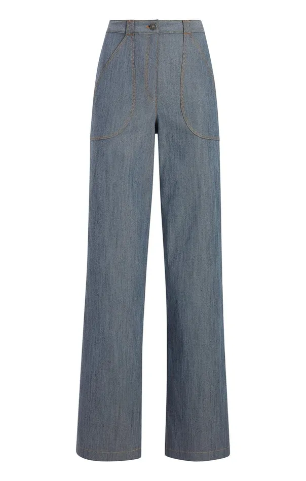 Cinq Sept Paco Pant Lightindigo Women Denim