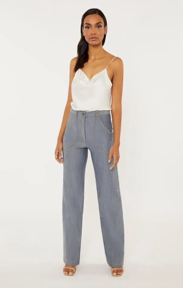 Cinq Sept Paco Pant Lightindigo Women Denim