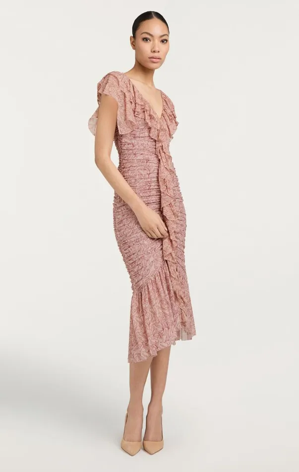 Cinq Sept Paola Dress Blushermulti Women Cocktail and Evening