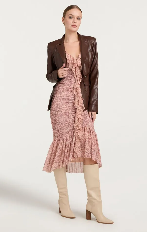 Cinq Sept Paola Dress Blushermulti Women Cocktail and Evening