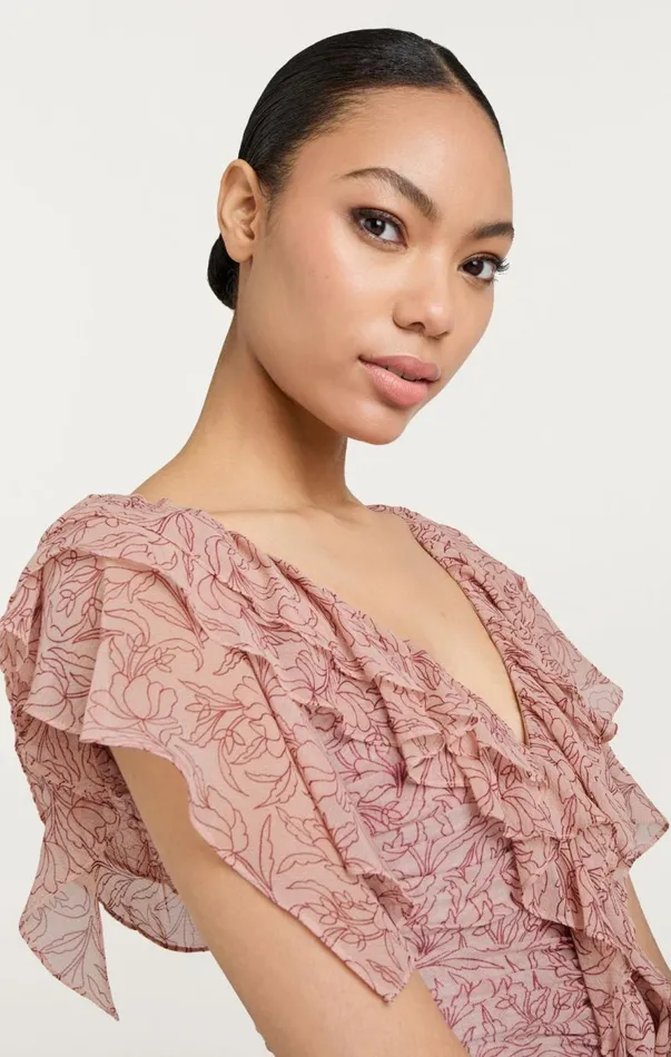 Cinq Sept Paola Dress Blushermulti Women Cocktail and Evening