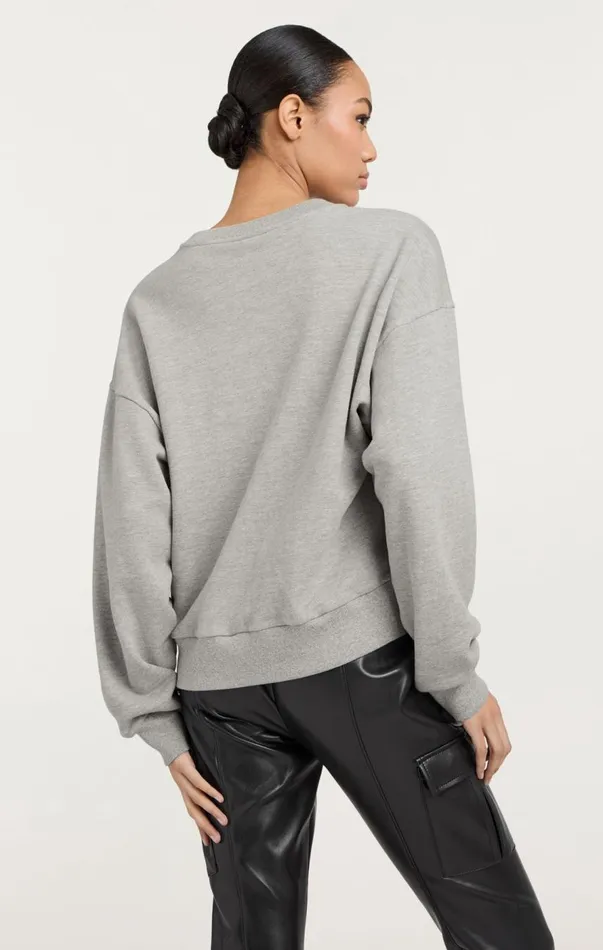 Cinq Sept Paris New York Brandy Pullover Heathergreyblack Women Sweaters and Knits