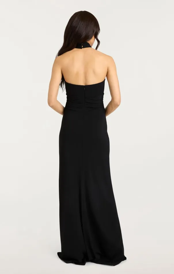 Cinq Sept Raashi Gown Black Women Cocktail and Evening