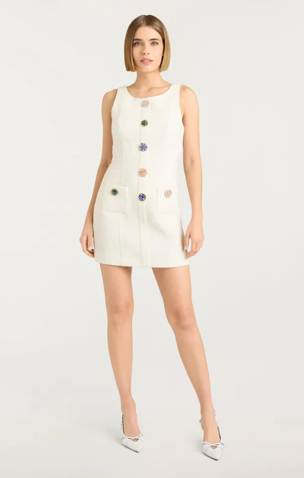 Cinq Sept Randi Dress Gardenia Women Mini