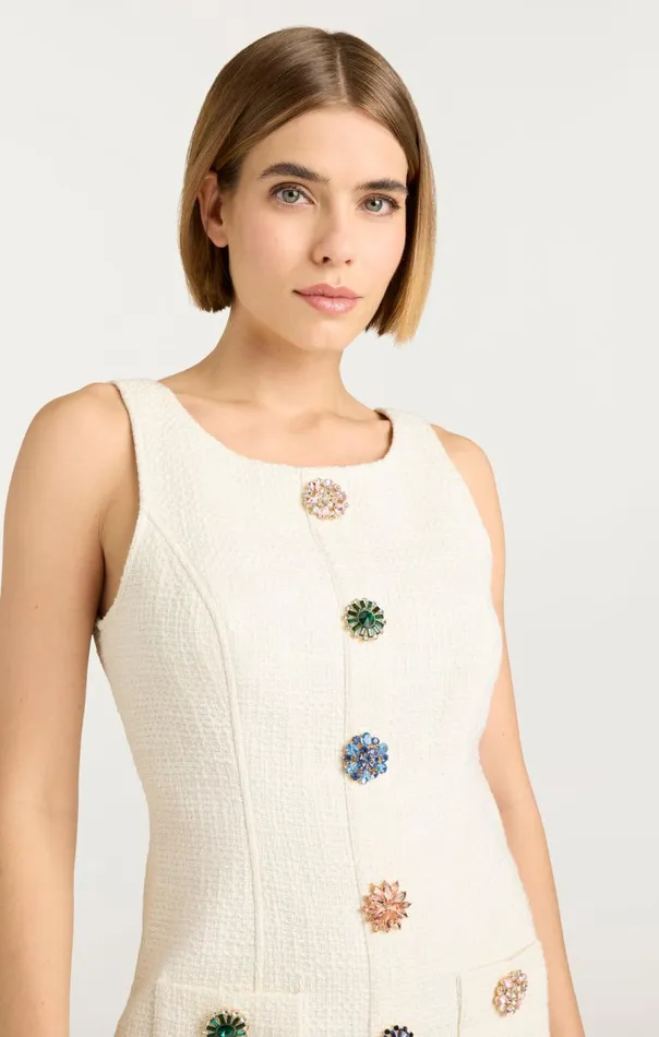 Cinq Sept Randi Dress Gardenia Women Mini