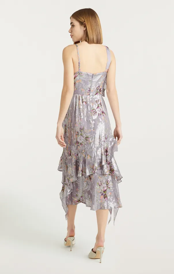 Cinq Sept Trevor Dress Greymulti Women Cocktail and Evening