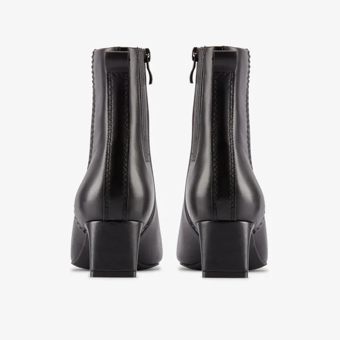 Clarks Ankle Boots Edina Up Black Leather 8211 Women