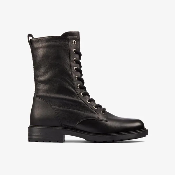 Clarks Ankle Boots Orinoco 2 Style Boot Black Leather 8211 Women