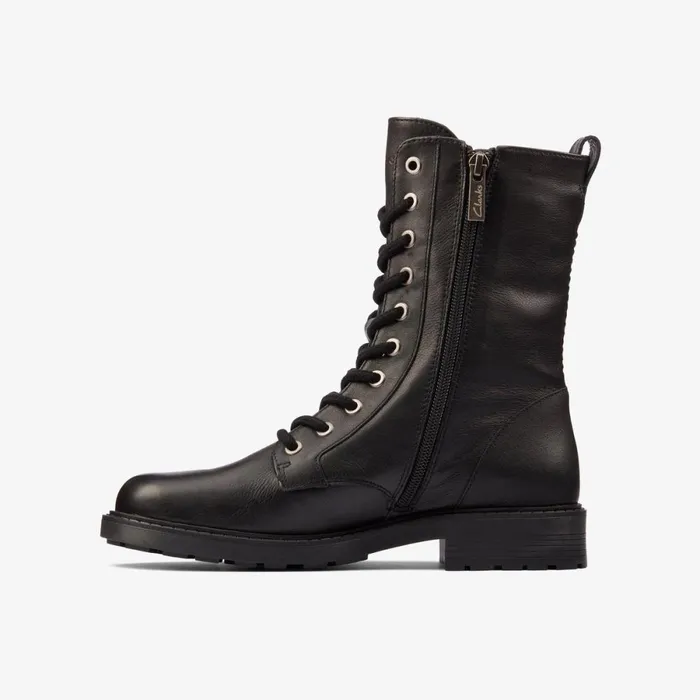 Clarks Ankle Boots Orinoco 2 Style Boot Black Leather 8211 Women