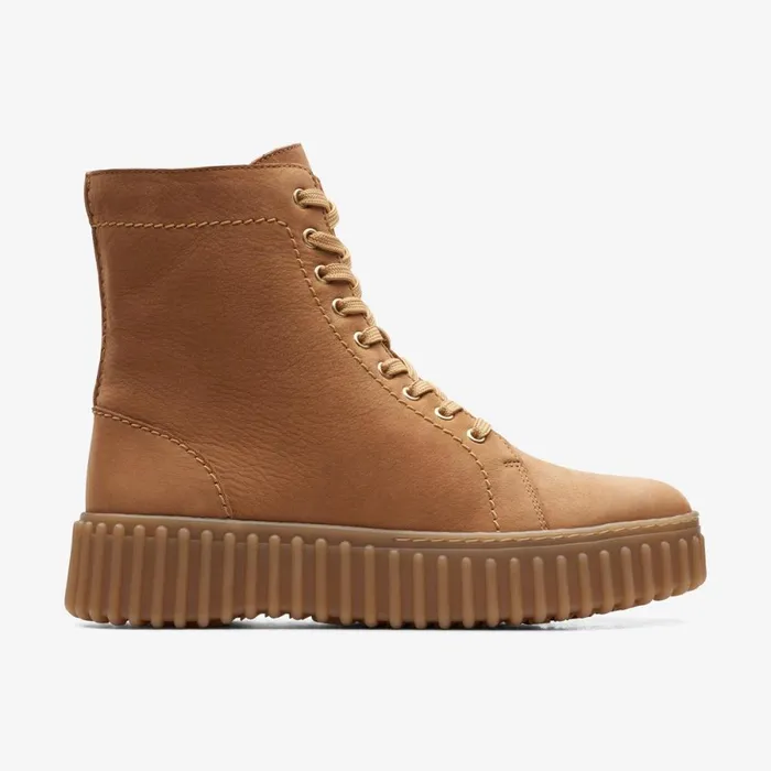 Clarks Ankle Boots Torhill Rise Light Tan Nubuck 8211 Women