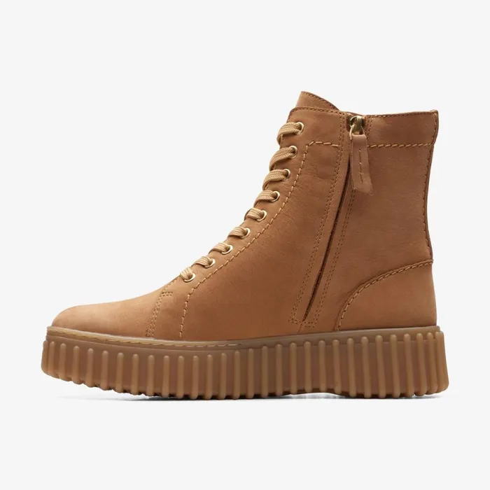 Clarks Ankle Boots Torhill Rise Light Tan Nubuck 8211 Women