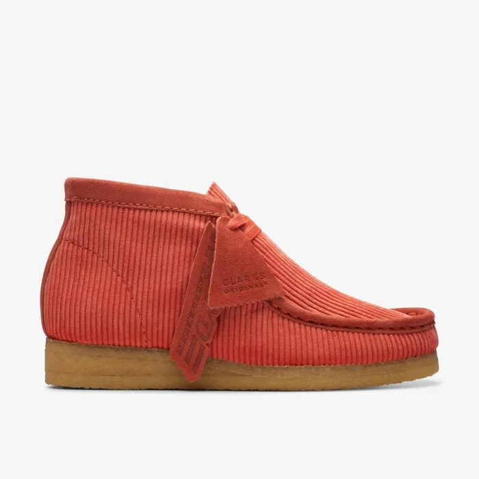 Clarks Ankle Boots Wallabee Boot Coral Cord 8211 Women