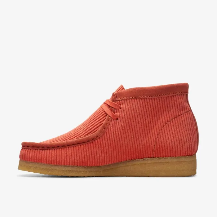 Clarks Ankle Boots Wallabee Boot Coral Cord 8211 Women