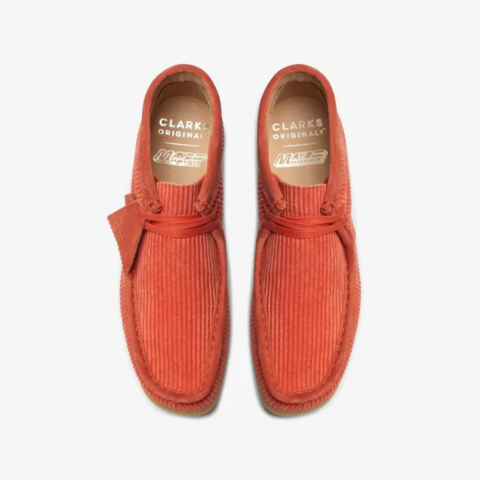 Clarks Ankle Boots Wallabee Boot Coral Cord 8211 Women