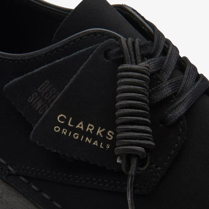 Clarks Black Shoes Coal London Black Suede 8211 Men