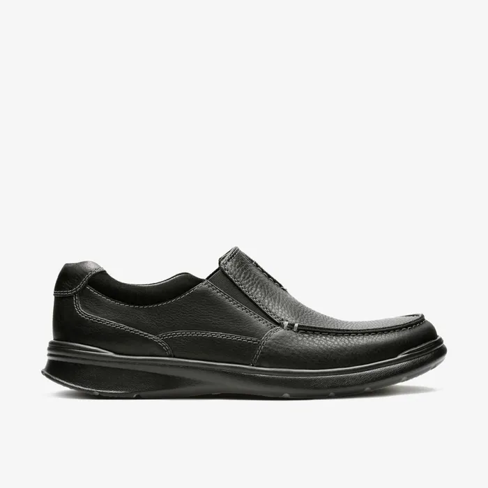 Clarks Black Shoes Cotrell Free Black Oily Leather 8211 Men