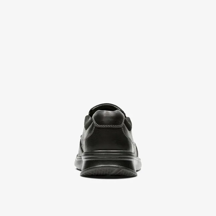 Clarks Black Shoes Cotrell Free Black Oily Leather 8211 Men