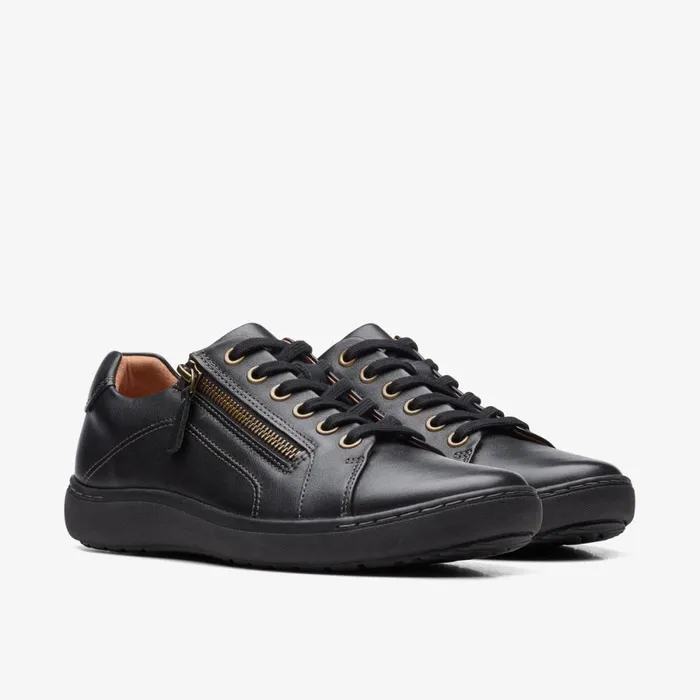 Clarks Black Shoes Nalle Lace Blackblack 8211 Women