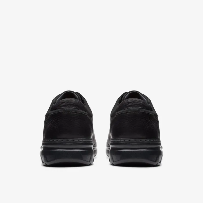 Clarks Black Shoes Rockie Walk GoreTex Black Leather 8211 Men