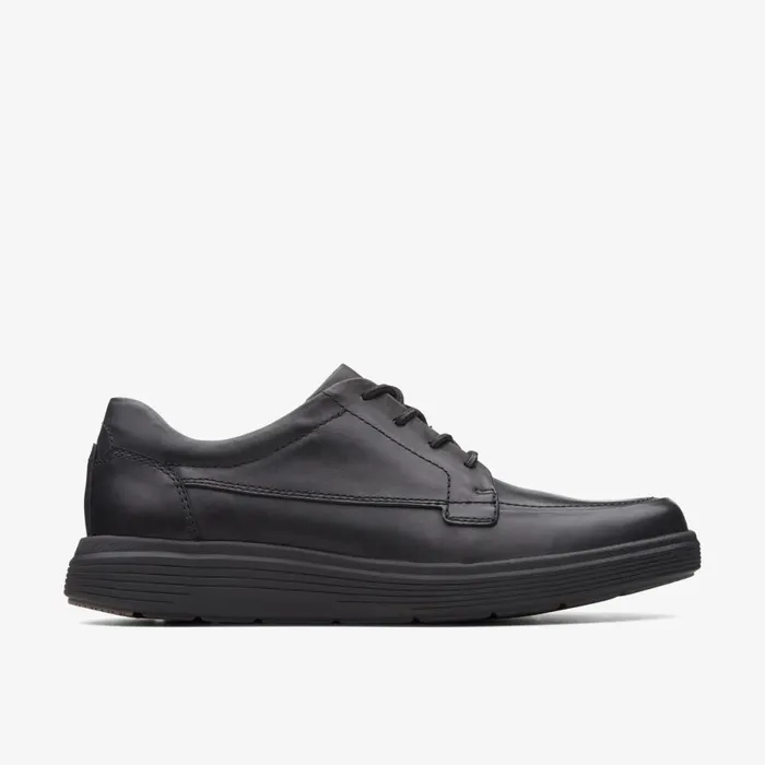 Clarks Black Shoes Un Abode Ease Black Leather 8211 Men