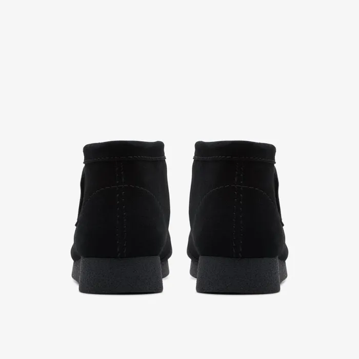 Clarks Black Shoes Wallabee Evo Boot Black Suede 8211 Men