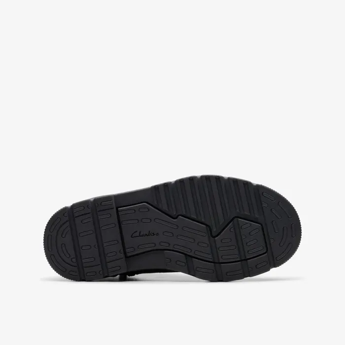 Clarks Boots Lorcam Trail Black Leather 8211 Kids