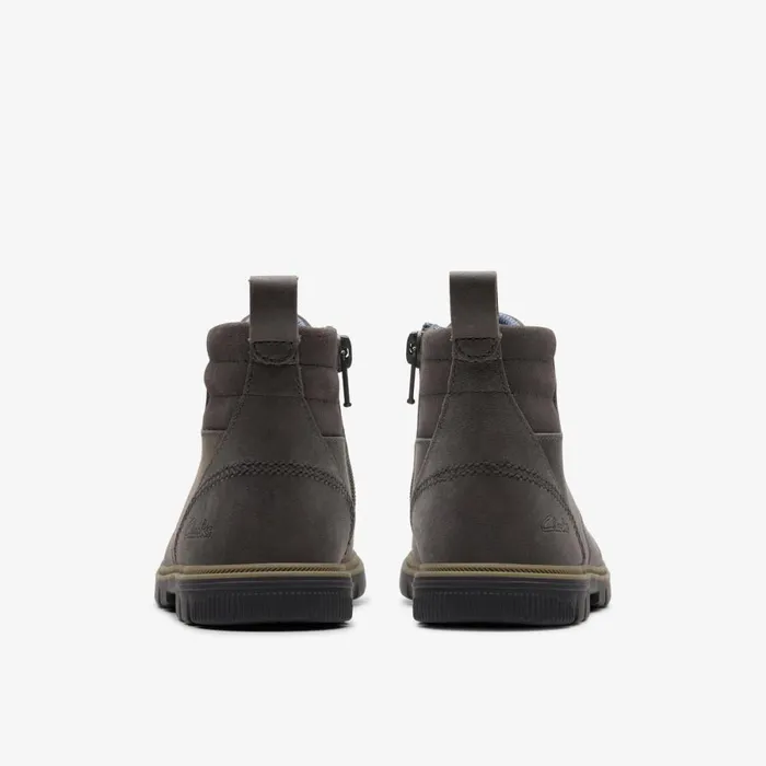 Clarks Boots Lorcam Trail Dark Grey 8211 Kids