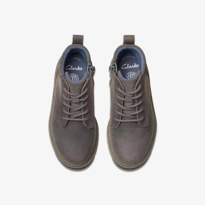 Clarks Boots Lorcam Trail Dark Grey 8211 Kids