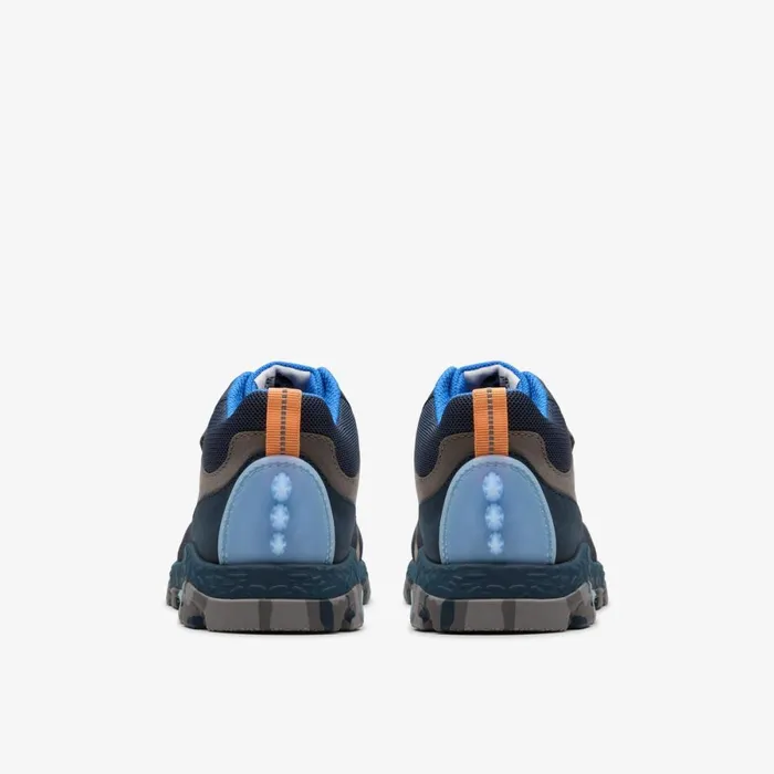 Clarks Boots Steggy 2 Glow Navy Combination 8211 Kids