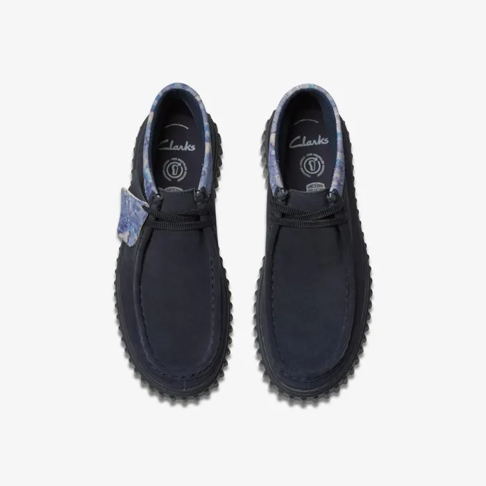Clarks Boots Torhill Older Navy Camouflage 8211 Kids