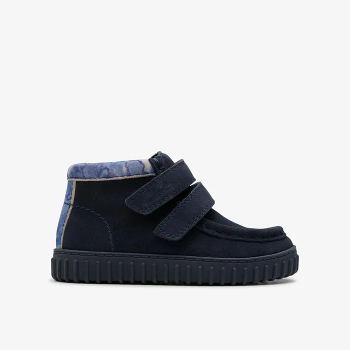 Clarks Boots Torhill Toddler Navy Camouflage 8211 Kids