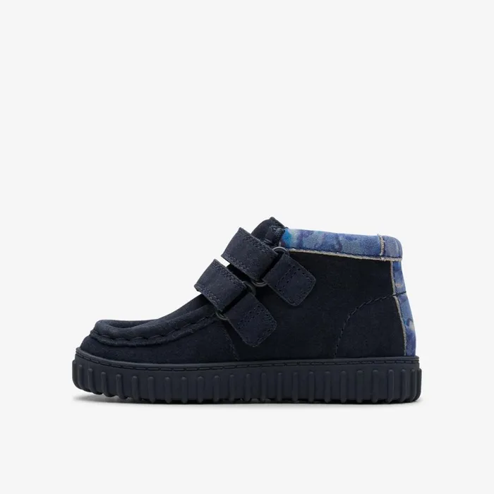 Clarks Boots Torhill Toddler Navy Camouflage 8211 Kids