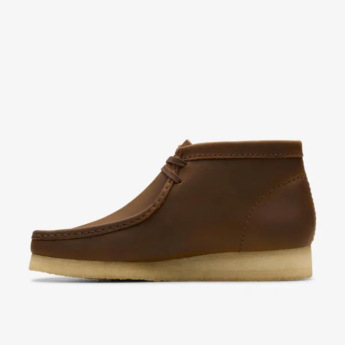 Clarks Brown Boots Wallabee Boot Beeswax 8211 Men