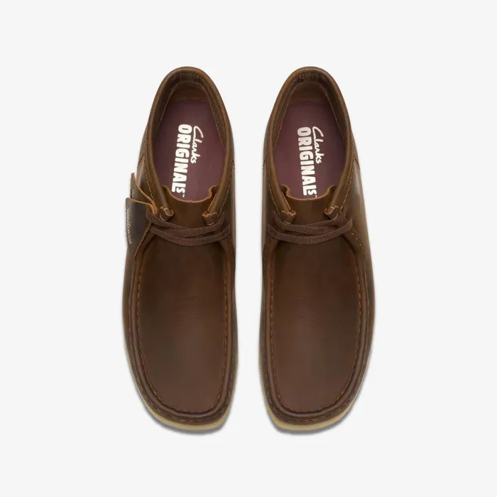 Clarks Brown Boots Wallabee Boot Beeswax 8211 Men
