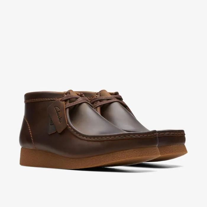 Clarks Brown Boots Wallabee Evo Boot Beeswax 8211 Men