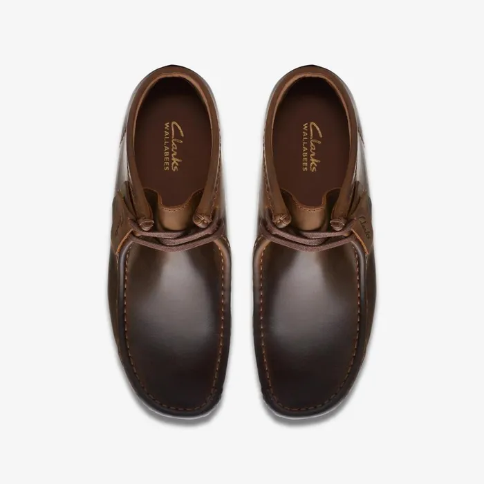 Clarks Brown Boots Wallabee Evo Boot Beeswax 8211 Men