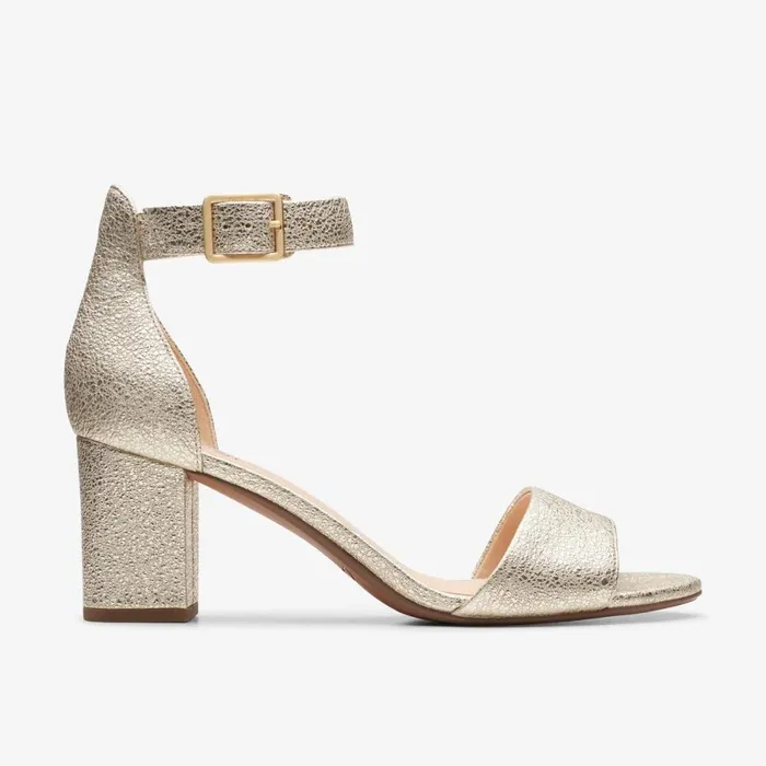 Clarks Heels Deva Mae Champagne 8211 Women