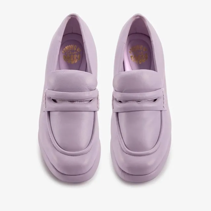 Clarks Heels Martine Rose Loafer 1 Lilac Leather 8211 Women