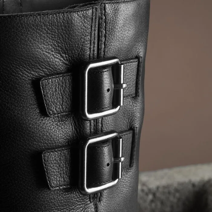 Clarks Knee High Boots Rebelle Long Black Leather 8211 Women