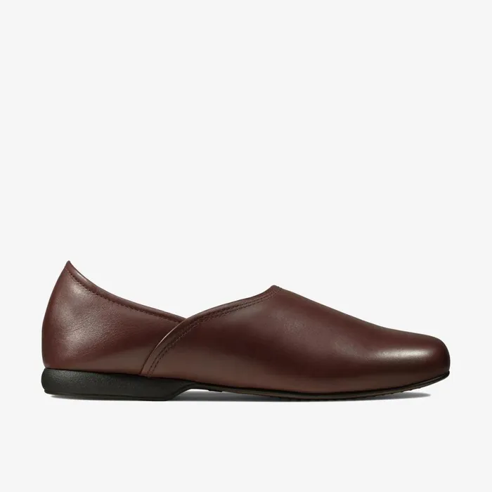Clarks Loafers Harston Elite Slipper Burgundy Leather 8211 Men