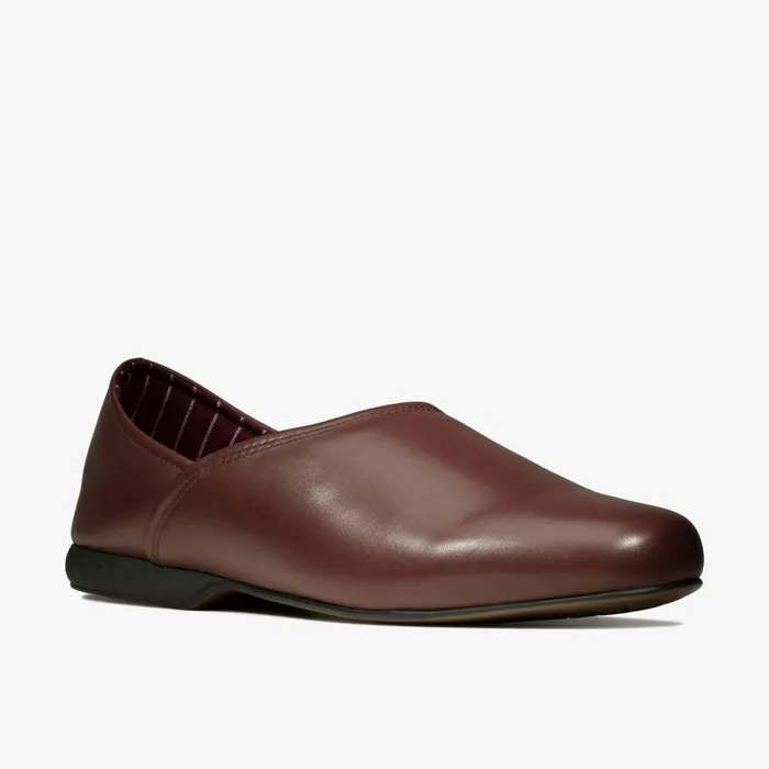 Clarks Loafers Harston Elite Slipper Burgundy Leather 8211 Men Clarks Loafers Harston Elite Slipper Burgundy Leather 8211 Men